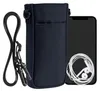 kwmobile Handytasche für Smartphones XXL - 7" - Canvas Produktbild-Vorschau 1