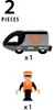 World Orange-schwarzer Reisezug Produktbild-Vorschau 5