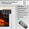 Camino elettrico BALDERIA Finn - Camino da appoggio - Anteprima dell’immagine prodotto 5