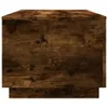vidaXL Table basse avec lampes LED chêne fumé 90x50x40 cm Voir les images du produit 10
