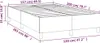 vidaXL Boxspringbettgestell Hellgrau 120x200 cm Stoff Produktbild-Vorschau 7