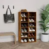 vidaXL Stojan na boty kouřový dub 54x34x100,5 cm výrobek z Náhled obrázku produktu 2