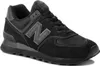 A black New Balance 574V3 sneaker is shown from the side against a white background. Náhľad obrázku produktu