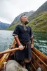 Kurzarmtunika mit Bordüre Schwarz "Richard"  XL Produktbild-Vorschau 1