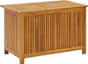 A wooden storage box with a slatted lid and front. Náhled obrázku produktu