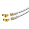 3m ARLI TV Winkel Antennenkabel weiß – max. 135 dB 5-fach Produktbild-Vorschau 1
