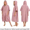 Toalla de baño tipo poncho para mujer y hombre - Poncho de Vista previa de la imagen del producto 4