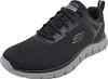 A studio shot of a black Skechers men's sneaker. Anteprima dell’immagine prodotto