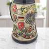 Bierkrug mit Deckel 0,7L – Steinkrug mit Deutschland-Motiv Produktbild-Vorschau 4