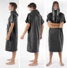 Frottee Badeponcho Damen Herren Surf Poncho 100% Baumwolle Produktbild-Vorschau 4