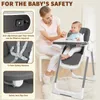 Klappbar Hochstuhl Baby, Höhenverstellbar Kinderhochstuhl, Produktbild-Vorschau 2