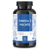 Omega 3 Fischöl – 2000 mg Fischöl pro Tagesdosis mit 600 mg Produktbild-Vorschau 1