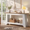 Tavolino consolle lungo 160 cm con spazio contenitivo, Anteprima dell’immagine prodotto 4