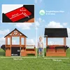 AIYAPLAY Spielhaus Outdoor Kinderspielhaus aus Holz mit Produktbild-Vorschau 3