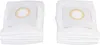 Two stacks of white vacuum cleaner bags are shown against a white background. Produktbild-Vorschau