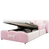 Merax gestoffeerd bed 90x200 cm met hydraulische Productafbeelding-voorbeeld 8