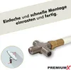 PremiumX 5x Adapter 4x F-Buchse Verbinder Splitter Koax- Produktbild-Vorschau 3