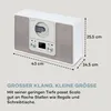Auna Radio, DAB Radio mit CD Player zur Wandmontage, DAB Produktbild-Vorschau 4