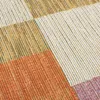 Teppich Kurzflor Kachel Muster - Geometrisch - Wohnzimmer_Orange-Natur_Läufer_#sku_SAF503119377004-SAF503119377002-SAF503119377003# Produktbild-Vorschau