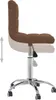 A side view of a brown office chair with a height adjustment indicator. Náhľad obrázku produktu