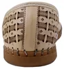 Gemini Damen Slipper Leder Mokassin mit Lochmuster und Produktbild-Vorschau 5