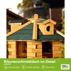 Vogelfutterhaus Vogelhaus mit Futtersilo aus Fichtenholz, Produktbild-Vorschau 6