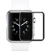 A transparent screen protector is shown placed over an Apple Watch. Produktbild-Vorschau