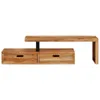 vidaXL Support TV (118-200) x 30 x 40 cm en bois massif Voir les images du produit 1
