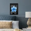 MuchoWow® MuchoWow® Gerahmtes Poster Blumen - Blau - Produktbild-Vorschau 4
