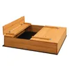 Pieskovisko FCH s lavičkami a vekom 110 x 110 x 21 cm Náhľad obrázku produktu 3