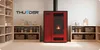 THUNDER® | ARIA RED | Piec na pellet | 12 kW | Zestaw rur Podgląd zdjęcia produktu 3