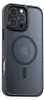 A black iPhone case with a MagSafe ring and Apple logo is shown from the back. Anteprima dell’immagine prodotto