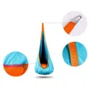 A hanging cocoon swing shown from multiple angles, including a close-up of the carabiner and stitching. Voir les images du produit