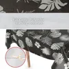 Tischdecke Wachstuch Premium Blumen Grau Robust Produktbild-Vorschau 3