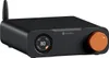 A black Fosi Audio ZD3 desktop DAC amplifier with an orange volume knob and a digital display. Anteprima dell’immagine prodotto