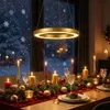XUDO Pendelleuchte 22W Gold, Dimmbar mit Fernbedienung, Produktbild-Vorschau 3