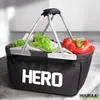 Huuraa Einkaufskorb Hero Held 20 Liter Black faltbarer Produktbild-Vorschau 2