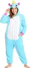 Piżama Onesie Kigurumi Kostium Niebieski Jednorożec XXL: Podgląd zdjęcia produktu 2