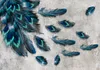 Vlies Fototapete - Blown Feathers 350x256 cm Tiere Produktbild-Vorschau 5