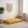 vidaXL Pallet Sofa Kissen Gelb 120 x 80 x 12 cm Stoff Produktbild-Vorschau 1