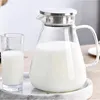 Karaffe aus Borosilikatglas mit Deckel und Ausgießer, 2 Produktbild-Vorschau 5