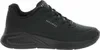 A side view of a black Skechers women's trainer shoe against a white background. Anteprima dell’immagine prodotto