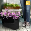 KADAX květináč, stojan na květiny + vložka 19x56 černý Náhled obrázku produktu 9