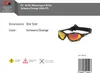 F2   Brille Wassersport Brille   Schwarz/Orange Produktbild-Vorschau 2