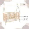ATB MEBLE Dětská postel TIPI COLLECTION - Dřevěná dětská Náhled obrázku produktu 4