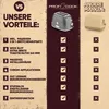A comparison chart showing the advantages of a ProfiCook toaster against other brands. Náhled obrázku produktu