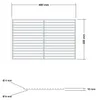DEOS Grillrost aus Edelstahl 48 × 30 cm Produktbild-Vorschau 4