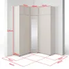 Eckschrank Napoli Version 10, Kleiderschrank mit Spiegel, Produktbild-Vorschau 2
