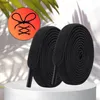 Tkaničky do bot bez stuh, elastické černé univerzální Náhled obrázku produktu 4