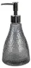 Dosatore di sapone Clayre & Eef 400 ml in vetro nero Anteprima dell’immagine prodotto 1